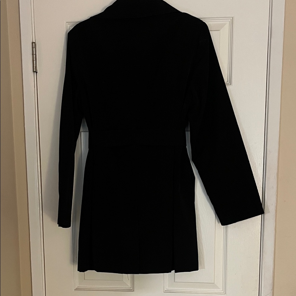 Trench Coat, London Fog Women's Elegant, Black, Knee-length - Picture 6 of 6